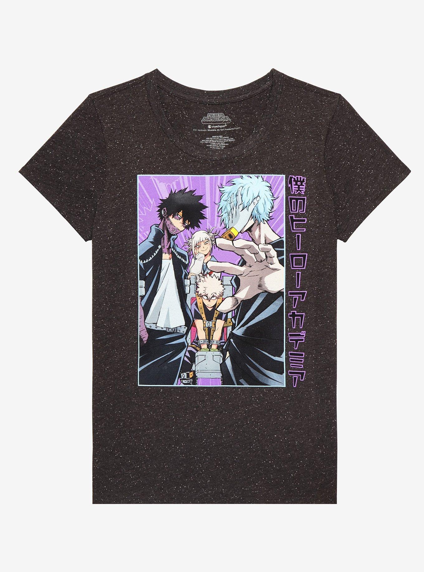 My Hero Academia Villains Boyfriend Fit Girls T-Shirt, MULTI, hi-res