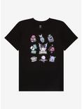 Kuromi Fortune Teller Icons Boyfriend Fit Girls T-Shirt Plus Size, MULTI, hi-res