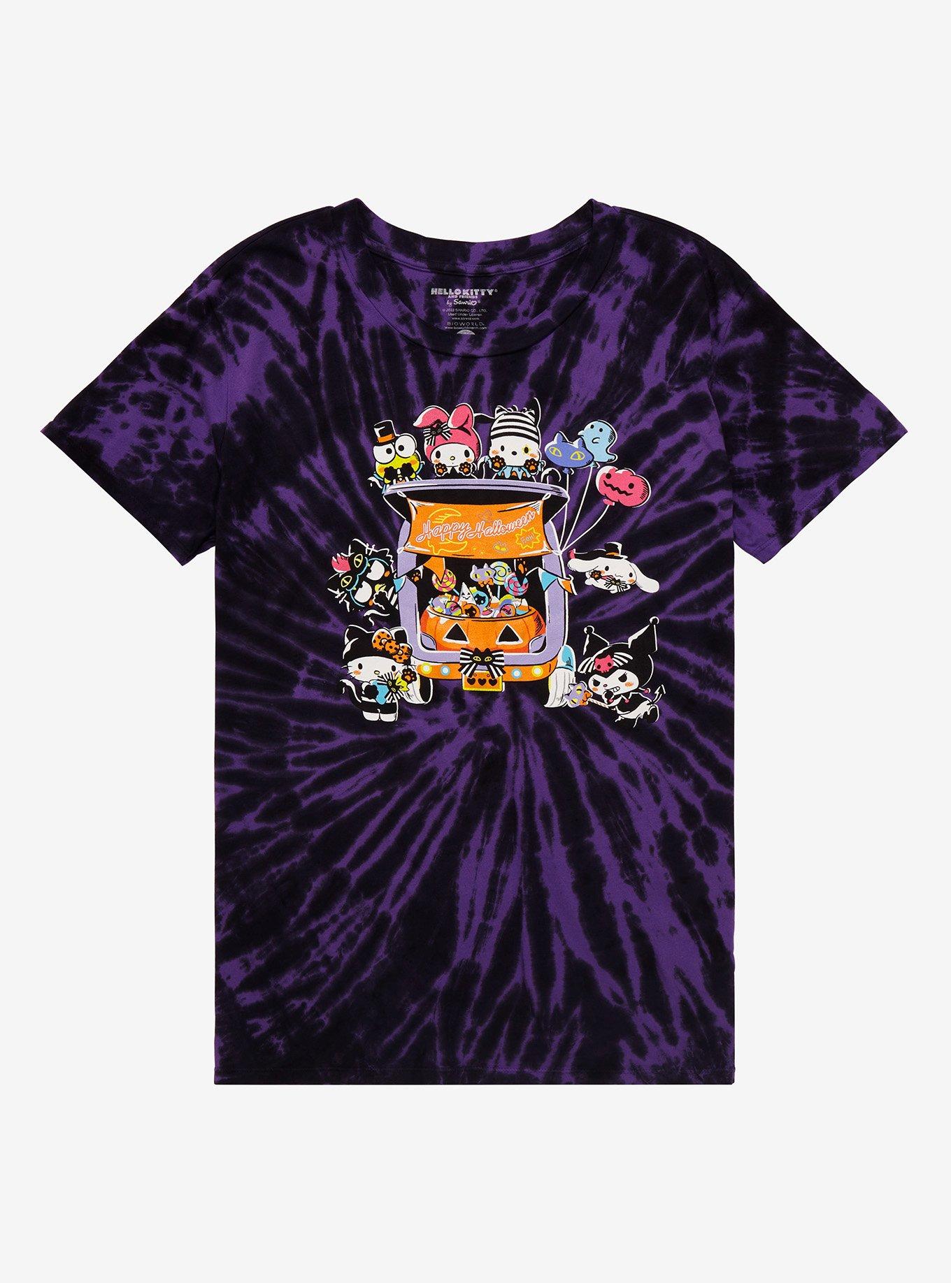 Sanrio Happy Halloween Characters Tie-dye Girls T-Shirt, MULTI, hi-res
