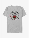 Stranger Things Hellfire Club T-Shirt, SILVER, hi-res