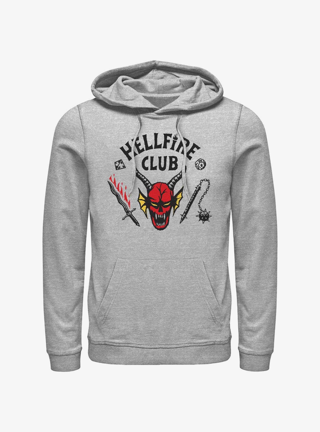 Stranger Things Hellfire Club Logo Hoodie, , hi-res