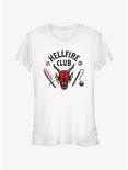 Stranger Things Hellfire Club Girls T-Shirt, WHITE, hi-res