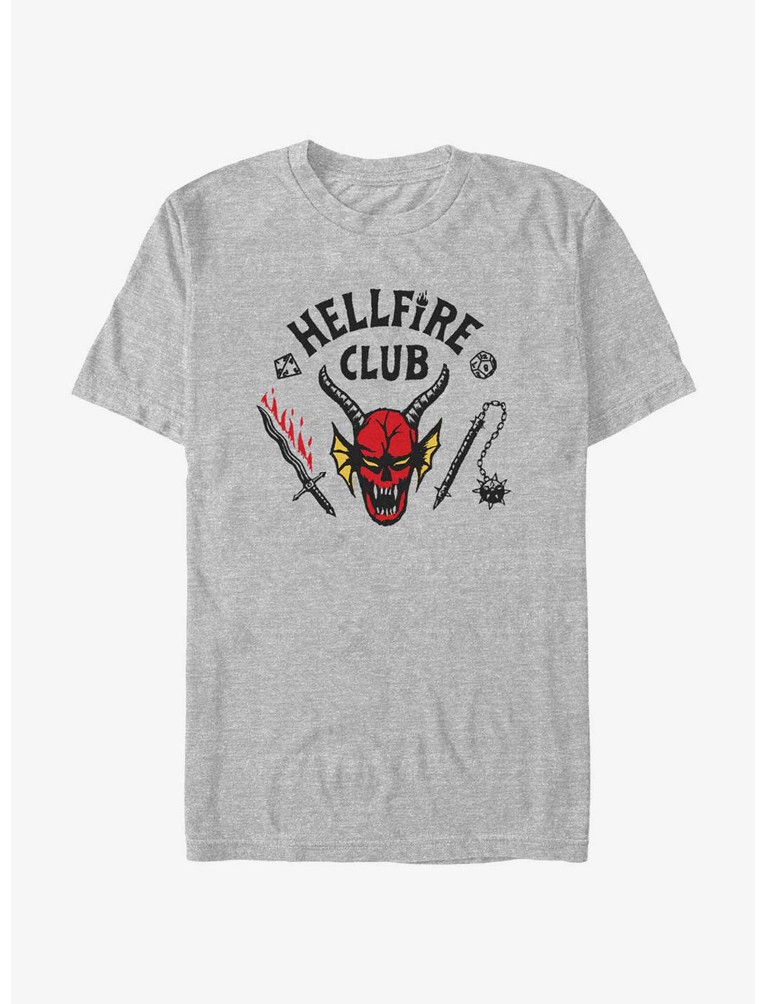 Stranger Things Hellfire Club Logo T-Shirt, ATH HTR, hi-res