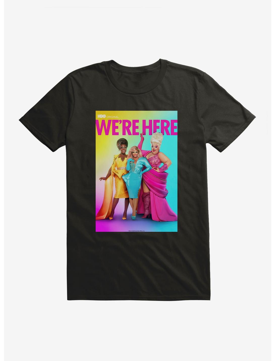 We're Here Colorful All Here T-Shirt, , hi-res