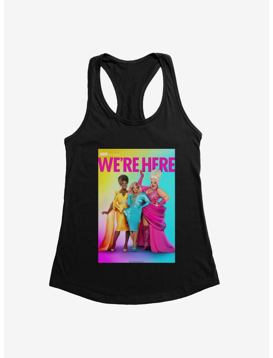 We're Here Colorful All Here Womens Tank Top, , hi-res