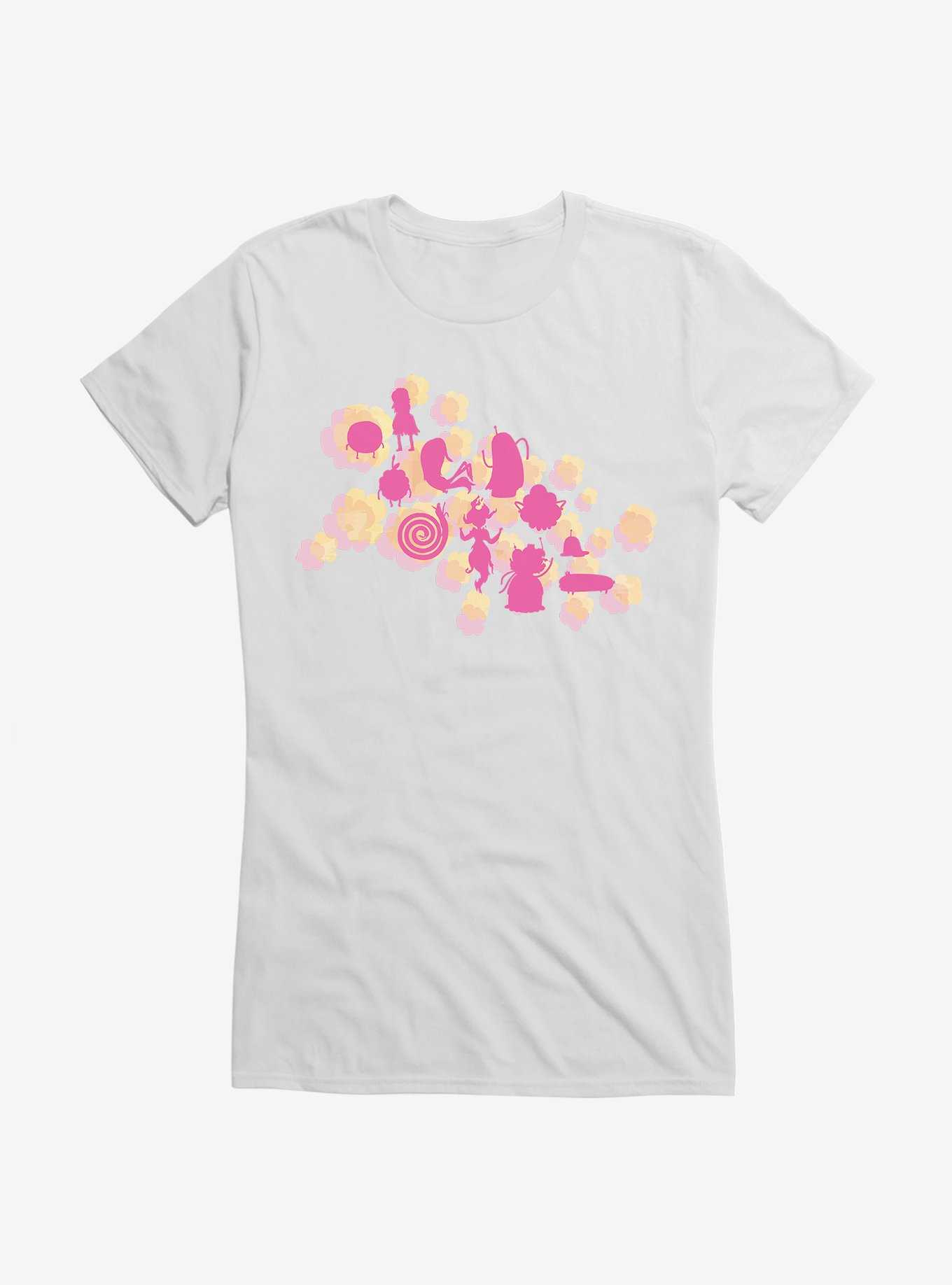 Adventure Time Silhouette Flowers Girls T-Shirt, , hi-res