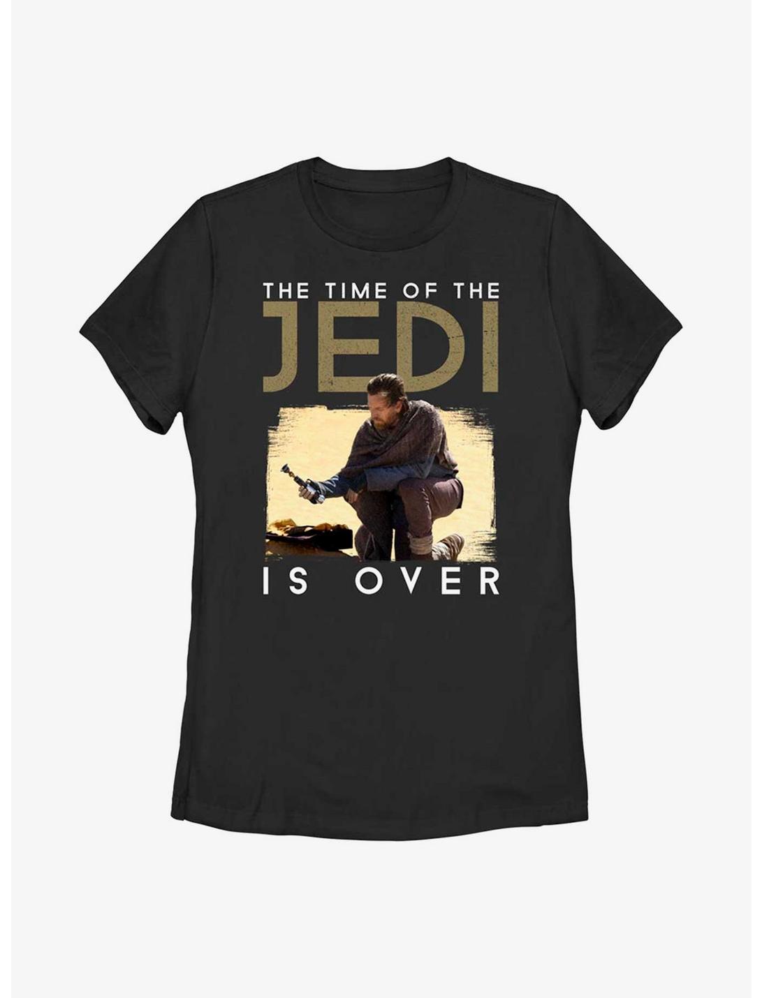 Star Wars Obi-Wan Kenobi Time Of The Jedi Is Over Womens T-Shirt, BLACK, hi-res