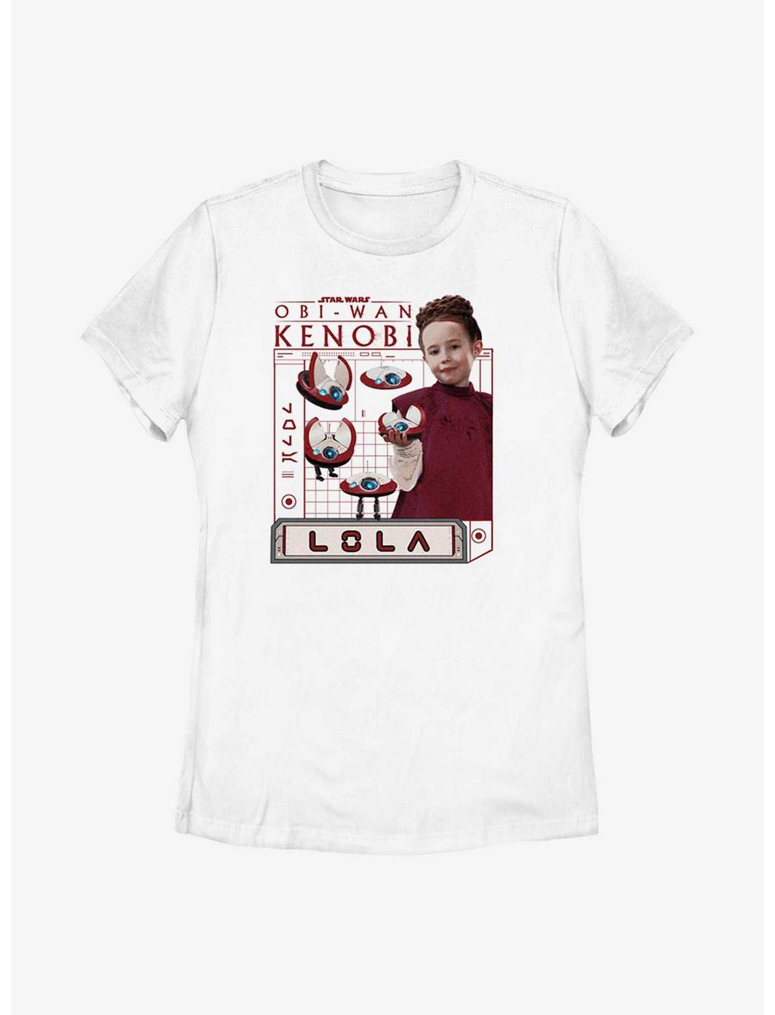 Star Wars Obi-Wan Kenobi Leia & Lola Womens T-Shirt, WHITE, hi-res