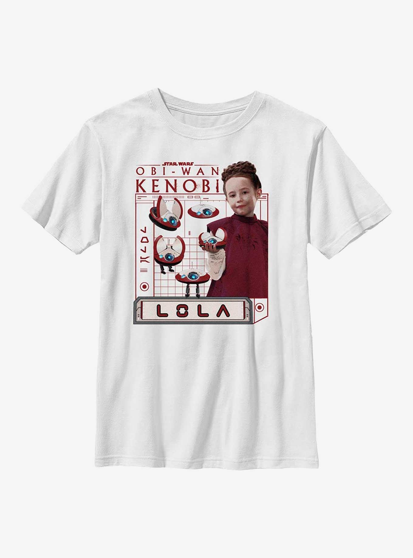 Star Wars Obi-Wan Kenobi Leia & Lola Youth T-Shirt, WHITE, hi-res