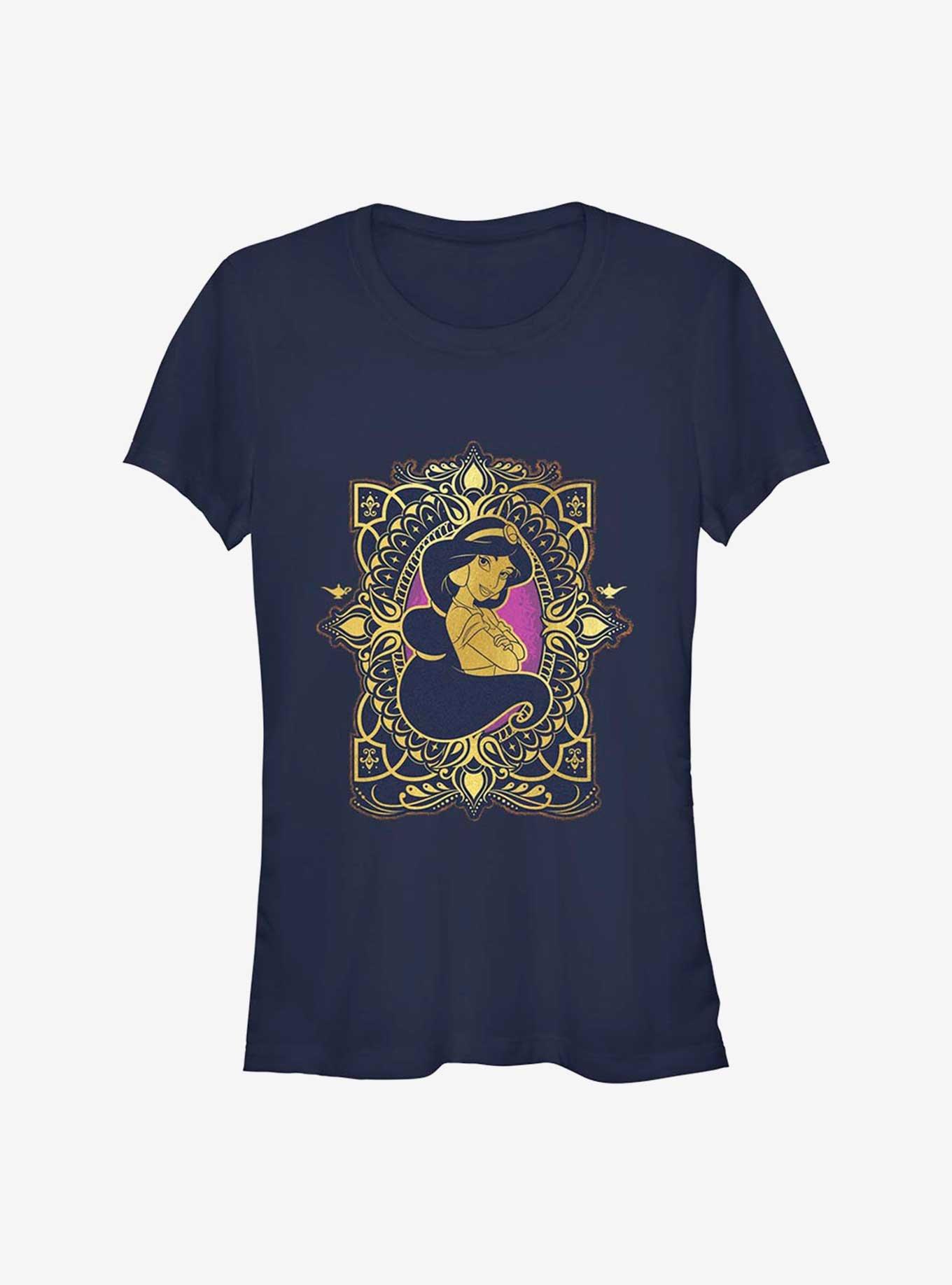 Disney Aladdin Jasmine Badge 30th Anniversary Girls T-Shirt, , hi-res