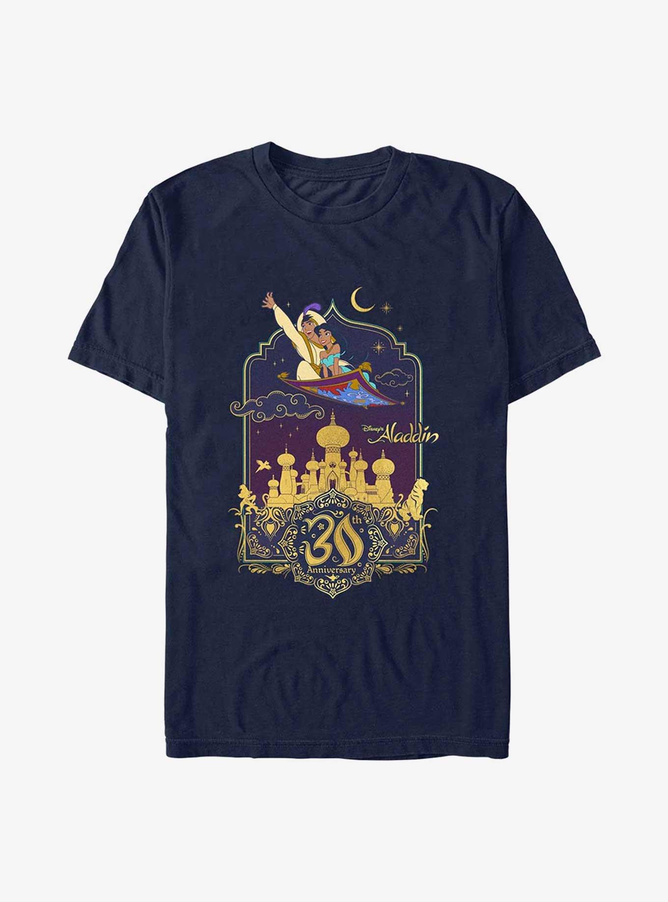 Disney Aladdin & Jasmine Flying 30th Anniversary T-Shirt, , hi-res