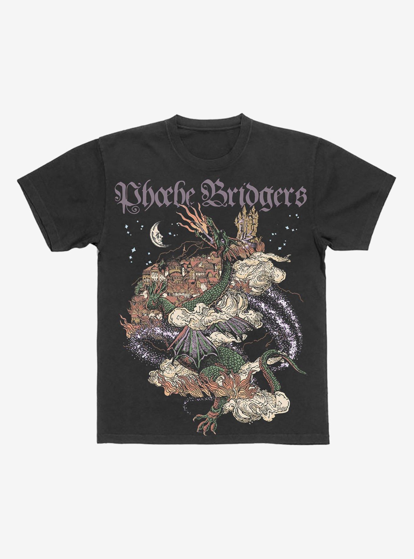 Phoebe Bridgers Dragon T-Shirt, BLACK, hi-res