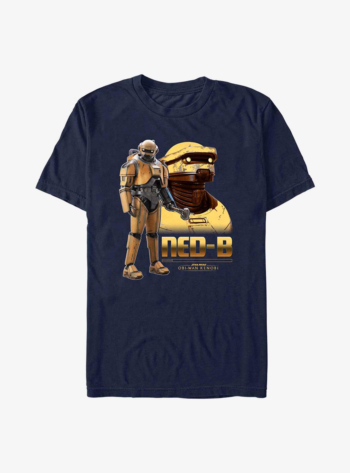 Star Wars Obi-Wan Kenobi NED-B Droid T-Shirt, NAVY, hi-res