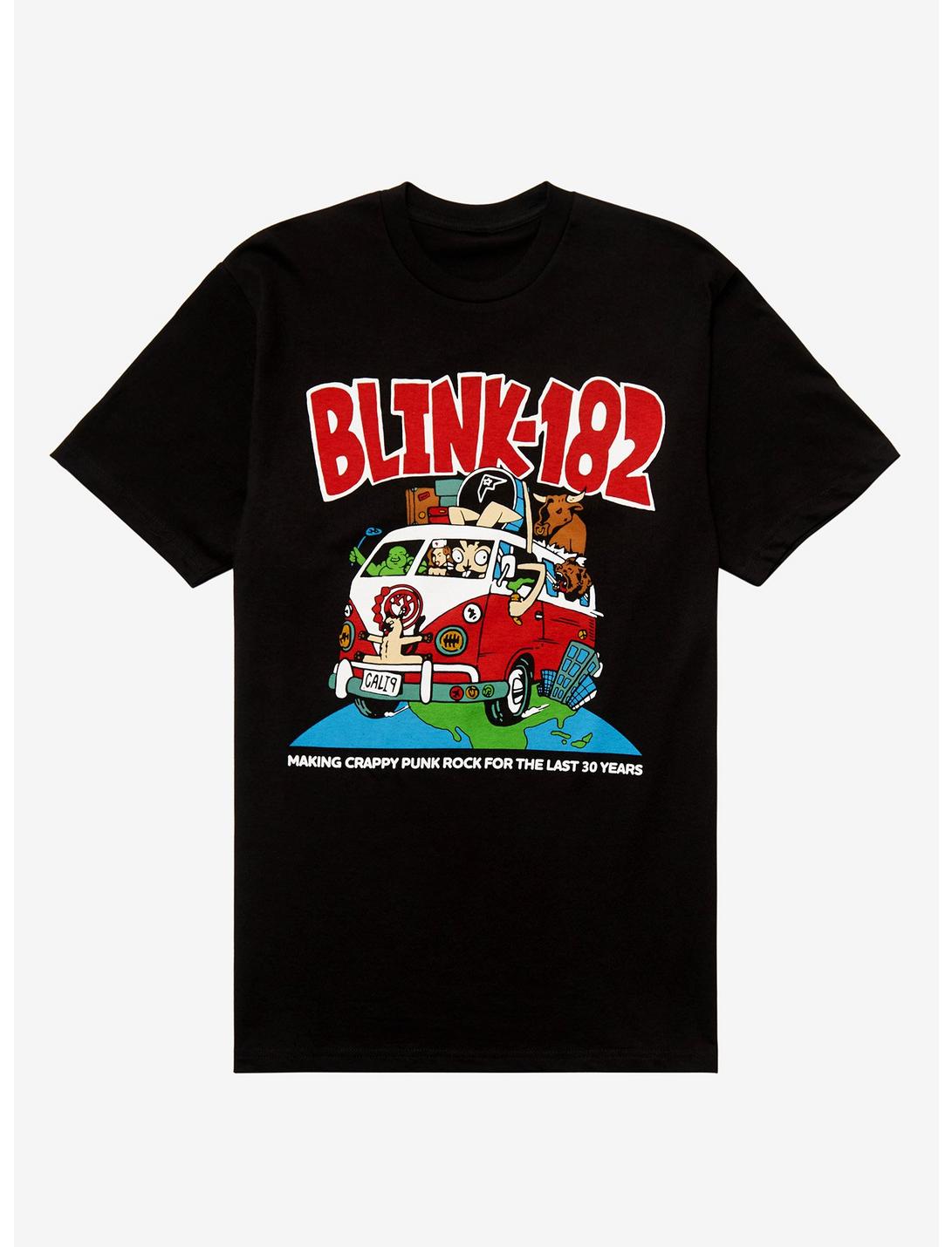 Blink-182 Crappy Punk Rock T-Shirt, BLACK, hi-res