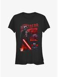 Star Wars Obi-Wan Kenobi Anakin Skywalker Girls T-Shirt, BLACK, hi-res