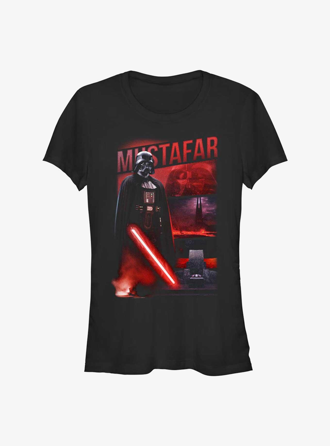 Star Wars Obi-Wan Kenobi Anakin Skywalker Girls T-Shirt, BLACK, hi-res