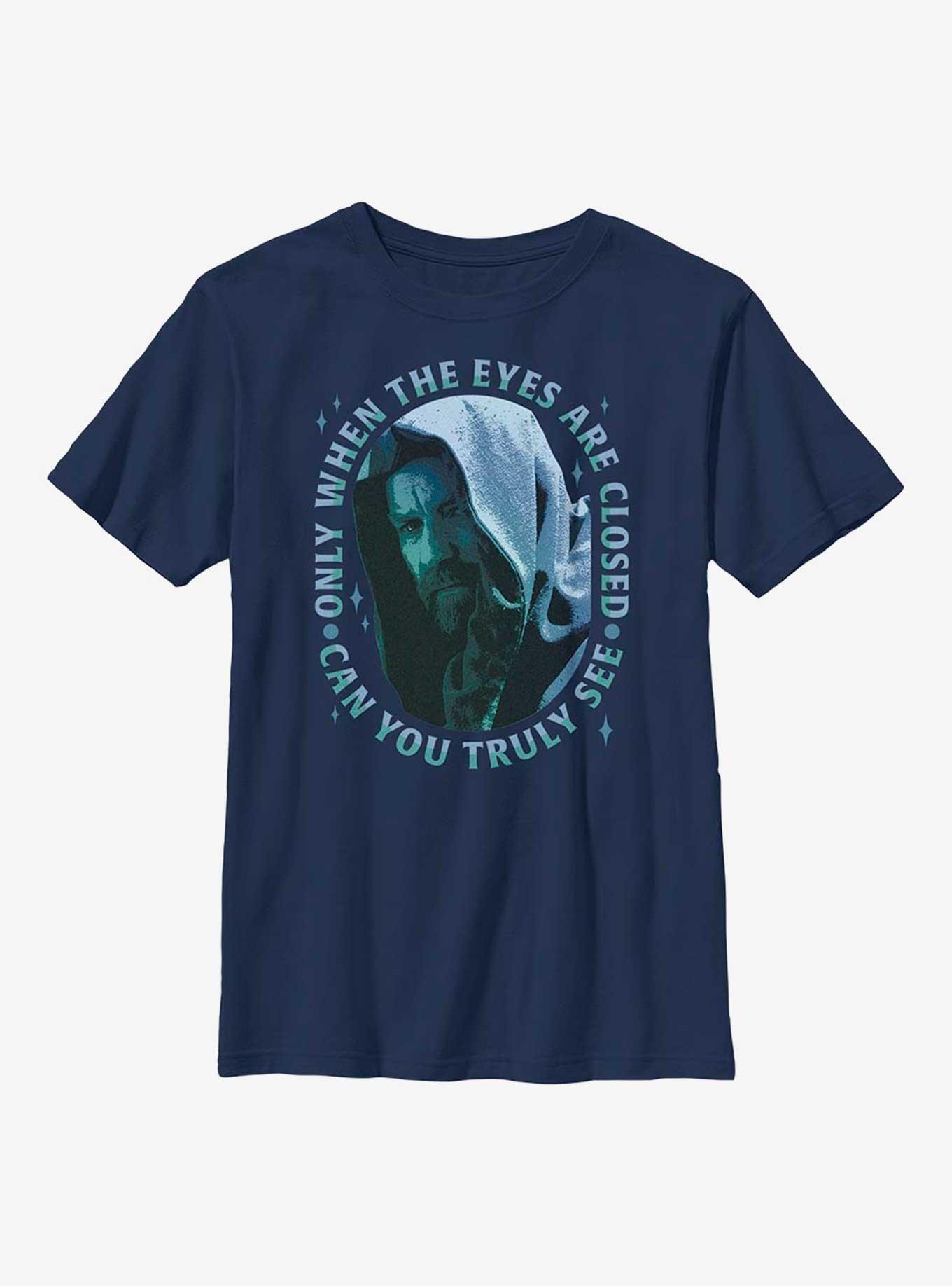 Star Wars Obi-Wan Kenobi You Truly See Youth T-Shirt, NAVY, hi-res