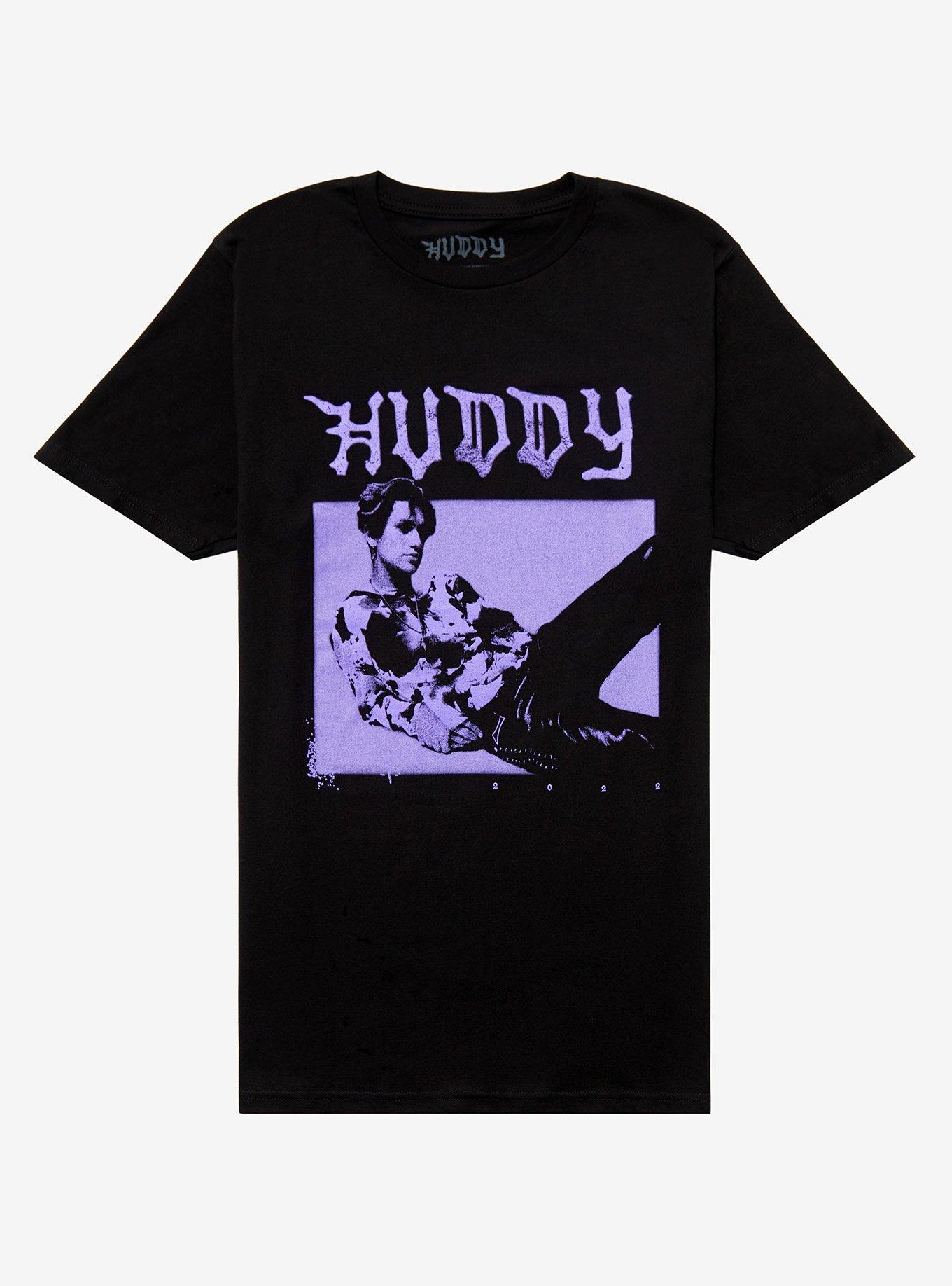 Huddy Purple Portrait T-Shirt | Hot Topic