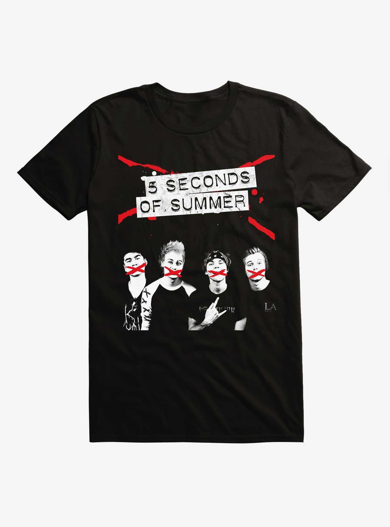 5 Seconds Of Summer Band Photo T-Shirt, , hi-res