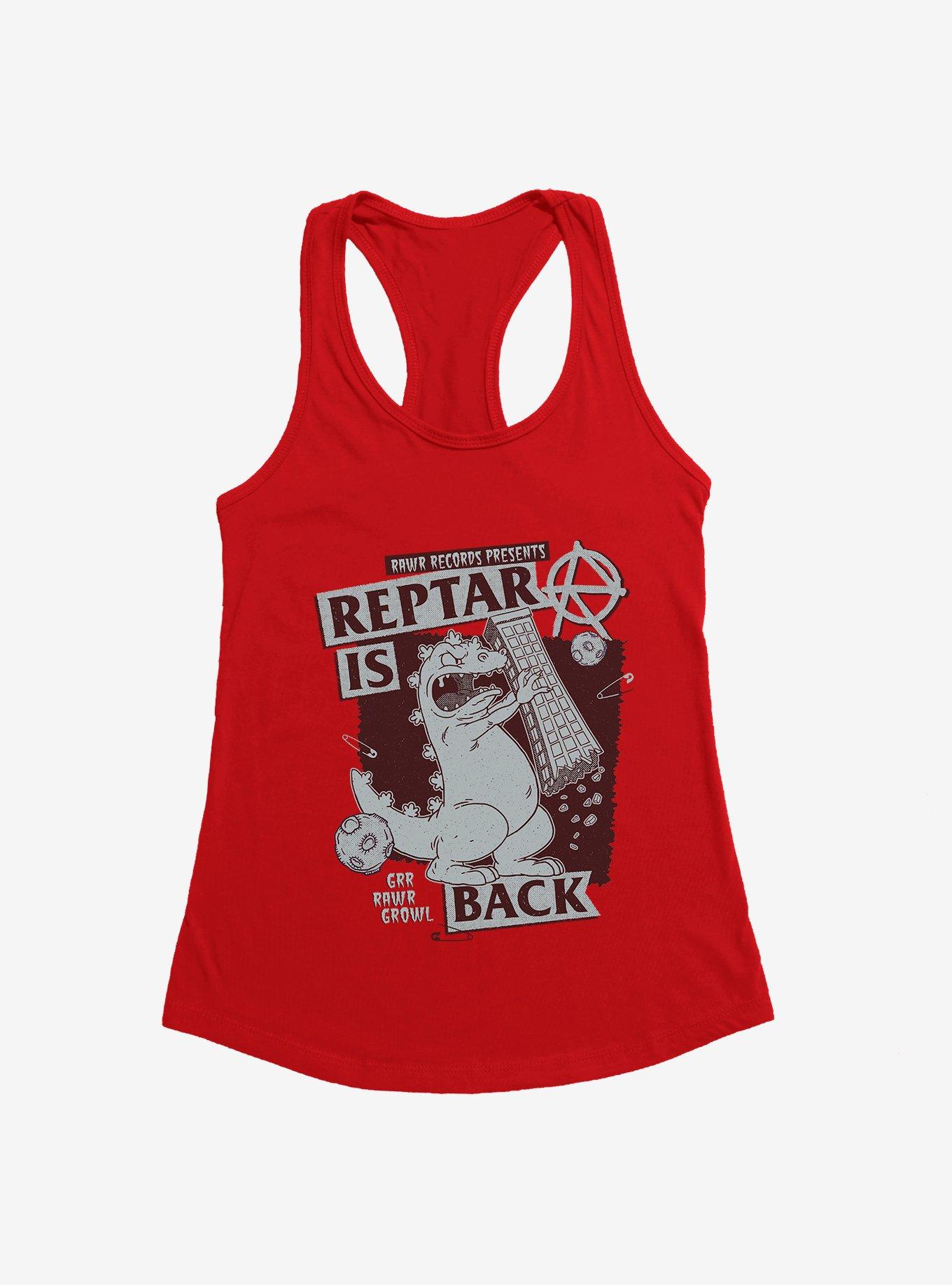Rugrats Punk Poster Reptar Is Back Womens Tank Top | BoxLunch