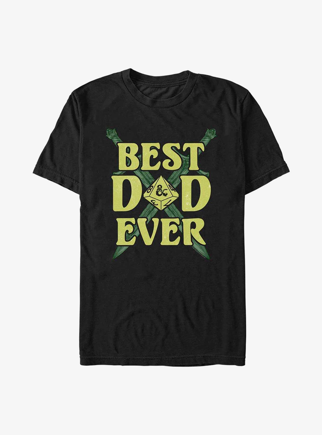 Dungeons And Dragons Best Dad Ever T-Shirt, , hi-res