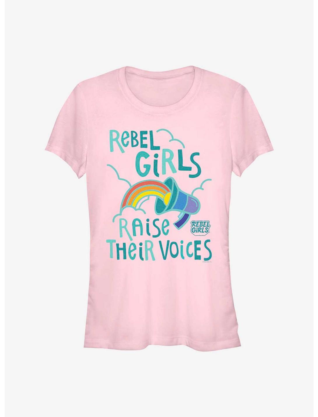 Rebel Girls Mega Rainbow Girls T-Shirt, LIGHT PINK, hi-res