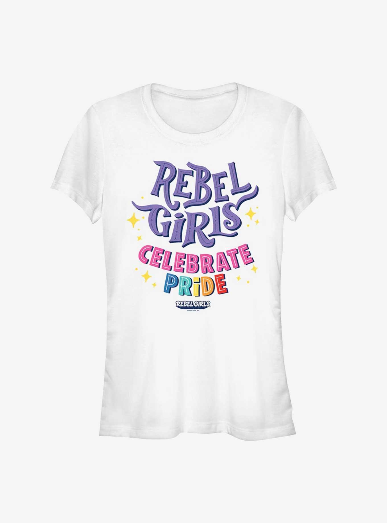 Rebel Girls Rebels Celebrate Girls T-Shirt, WHITE, hi-res