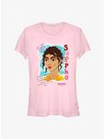 Rebel Girls Sappho Girls T-Shirt, LIGHT PINK, hi-res