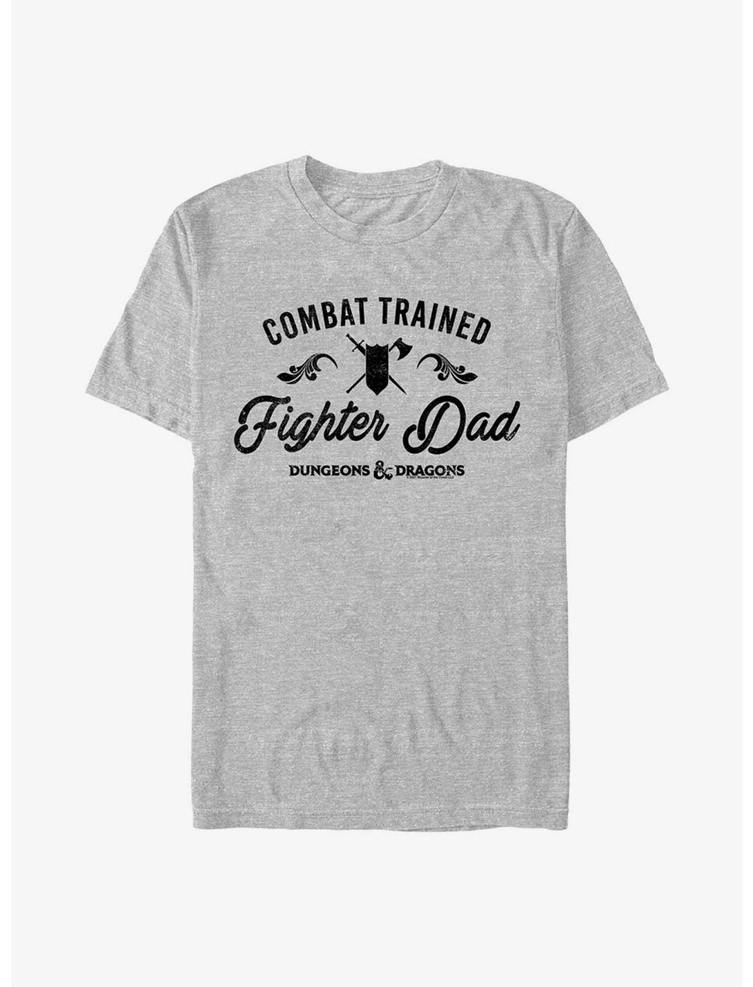 Dungeons & Dragons Father's Day Fighter Dad T-Shirt, ATH HTR, hi-res