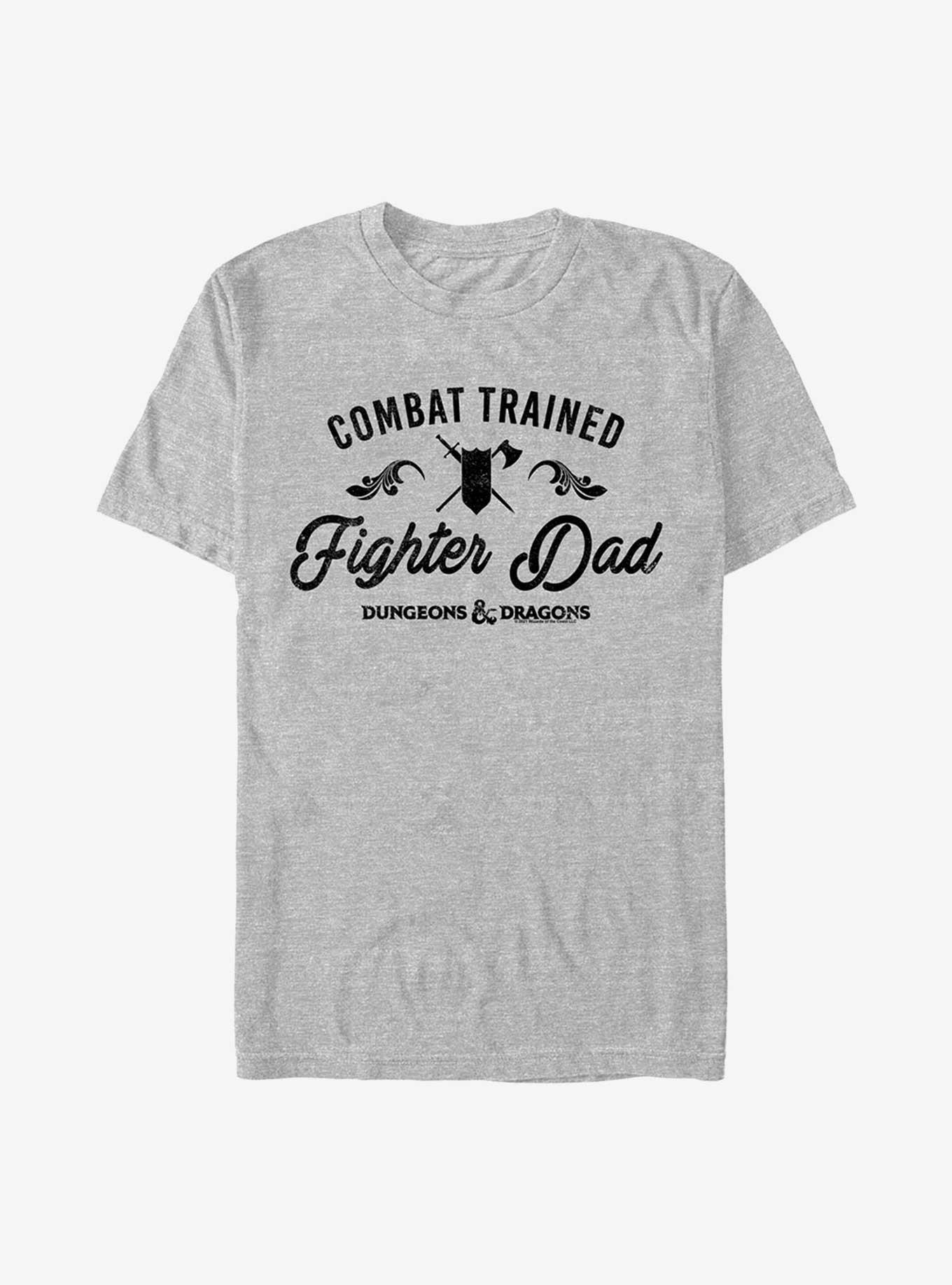 Dungeons & Dragons Father's Day Fighter Dad T-Shirt, ATH HTR, hi-res