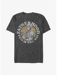 Star Wars The Mandalorian Father's Day Father Time T-Shirt, CHAR HTR, hi-res