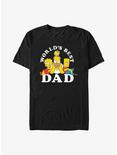 The Simpsons Father's Day World's Best Dad T-Shirt, BLACK, hi-res