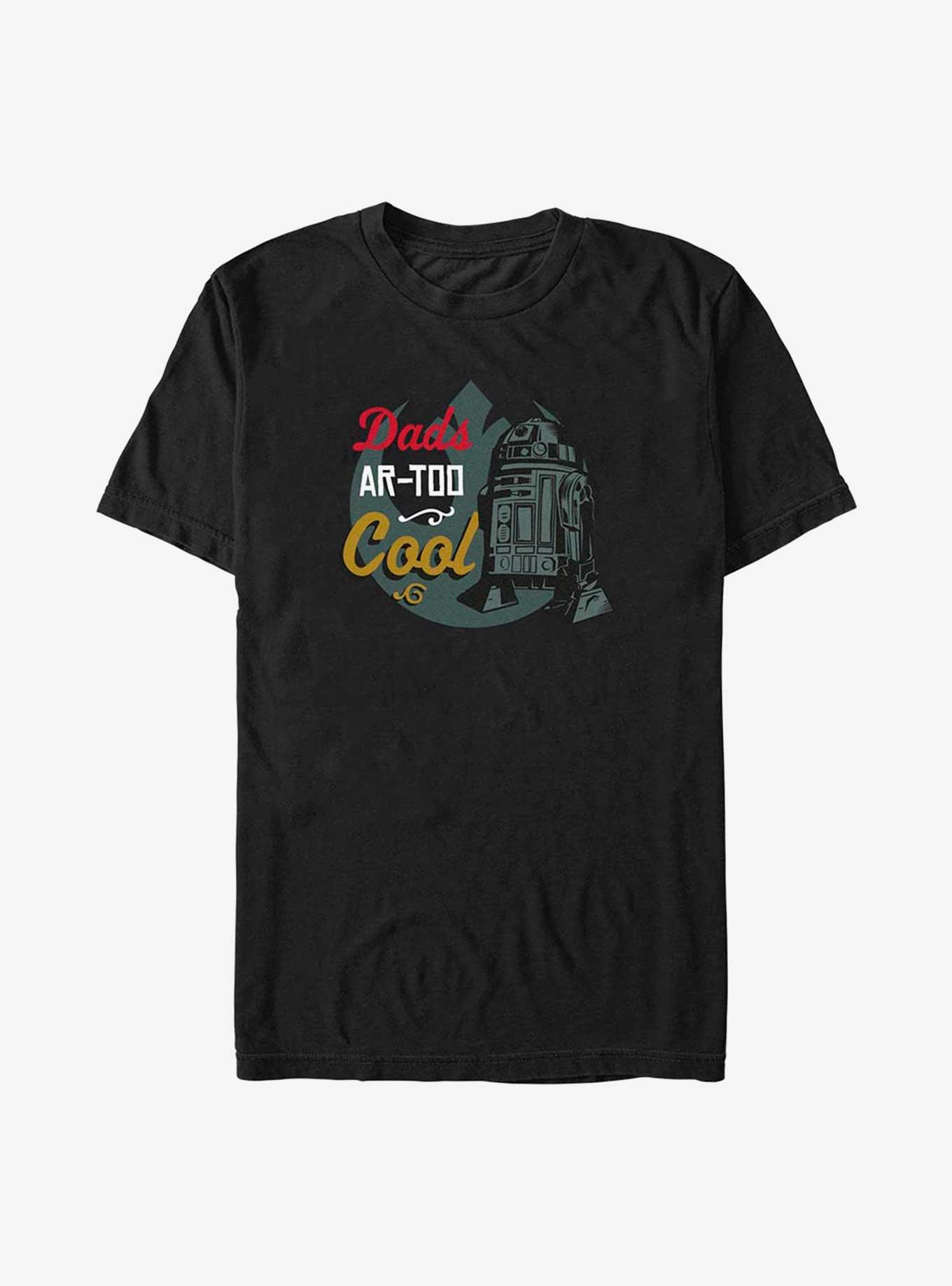 Star Wars Father's Day Dads Ar-Too Cool T-Shirt, BLACK, hi-res
