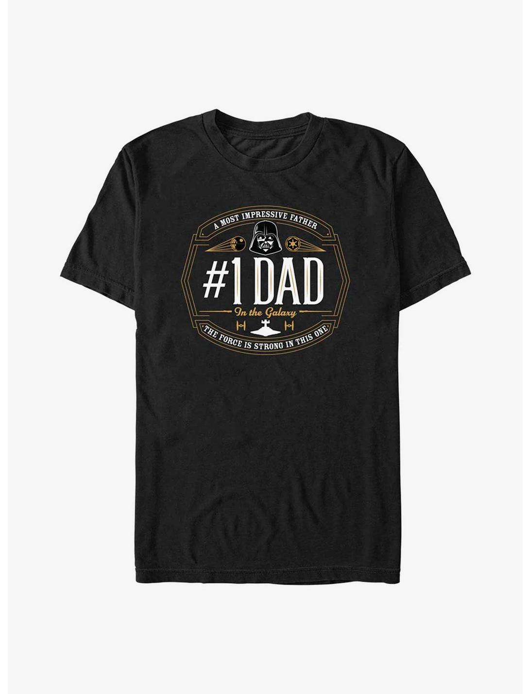 Star Wars Father's Day Dad Force T-Shirt, BLACK, hi-res