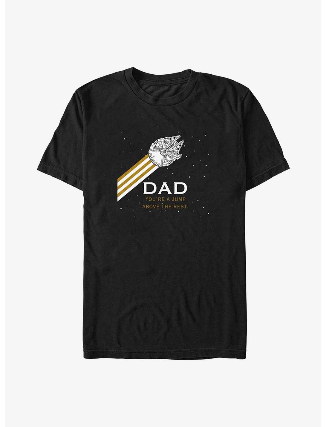 Star Wars Father's Day Dad Jump T-Shirt, BLACK, hi-res