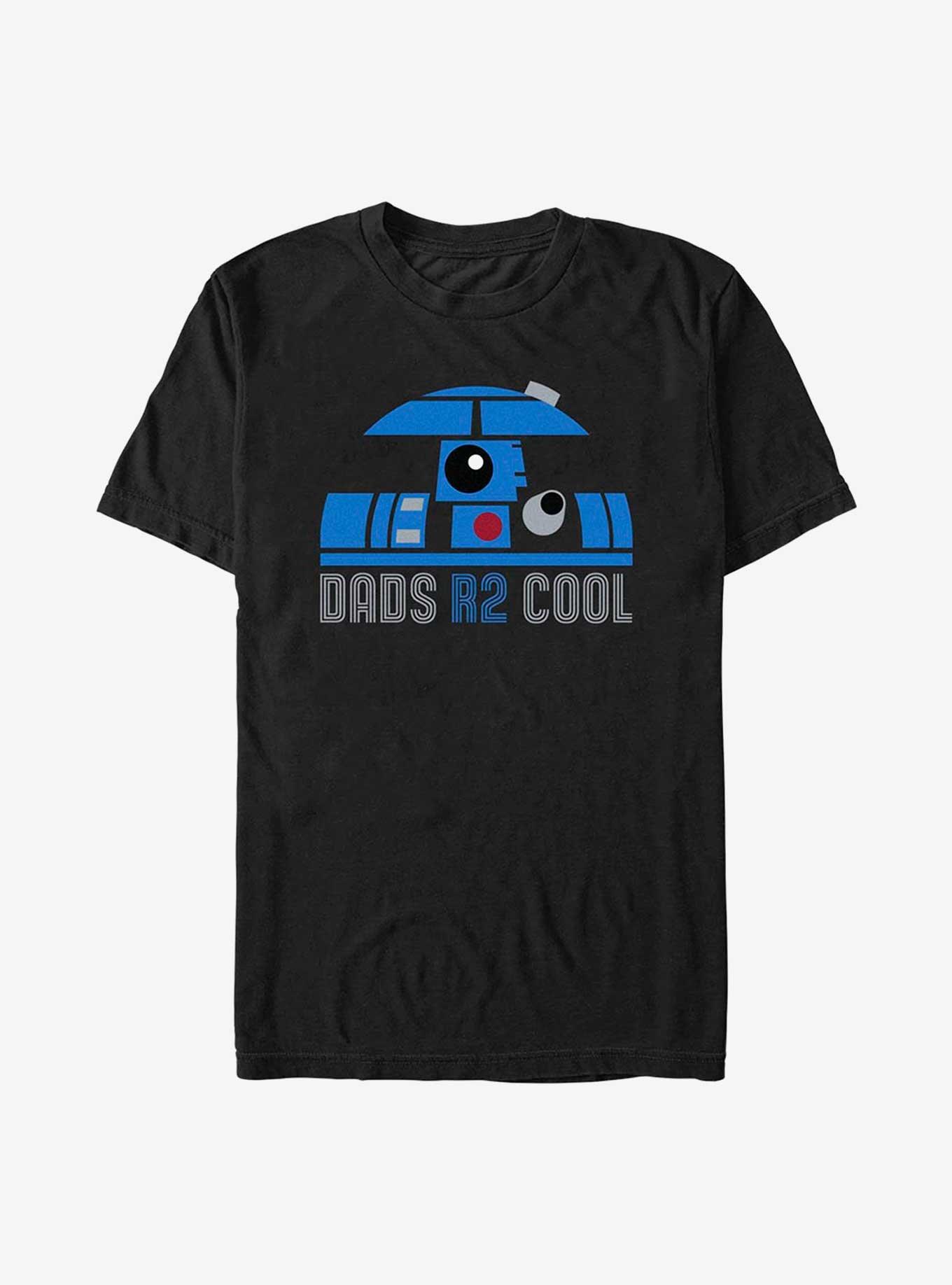 Star Wars Father's Day Dads R2 Cool T-Shirt, BLACK, hi-res
