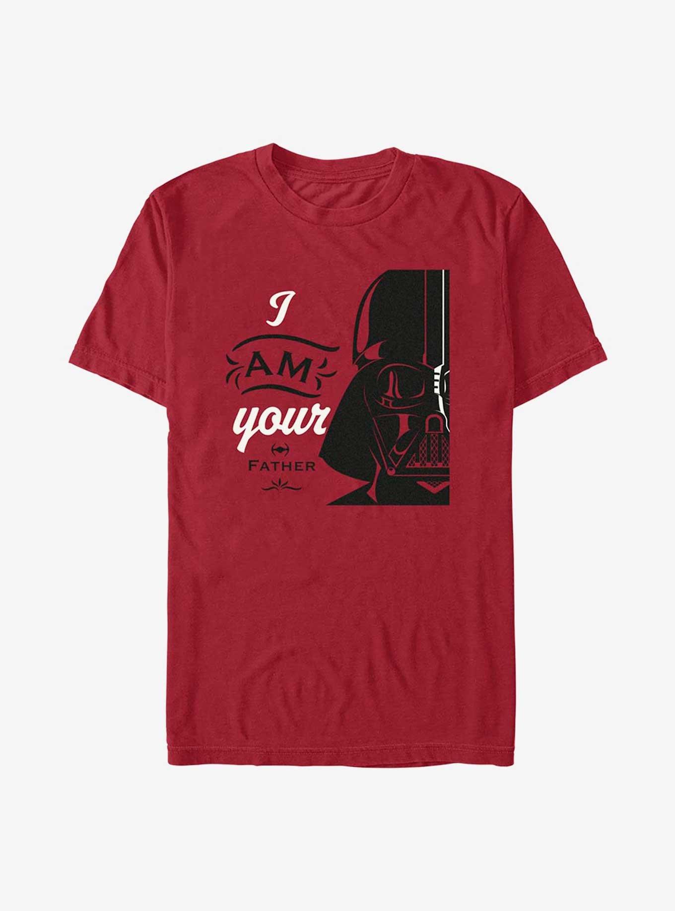 Star Wars Father's Day Your Father T-Shirt, CARDINAL, hi-res