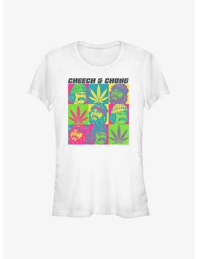 Cheech And Chong Colored Squares Boxup Girls T-Shirt, , hi-res
