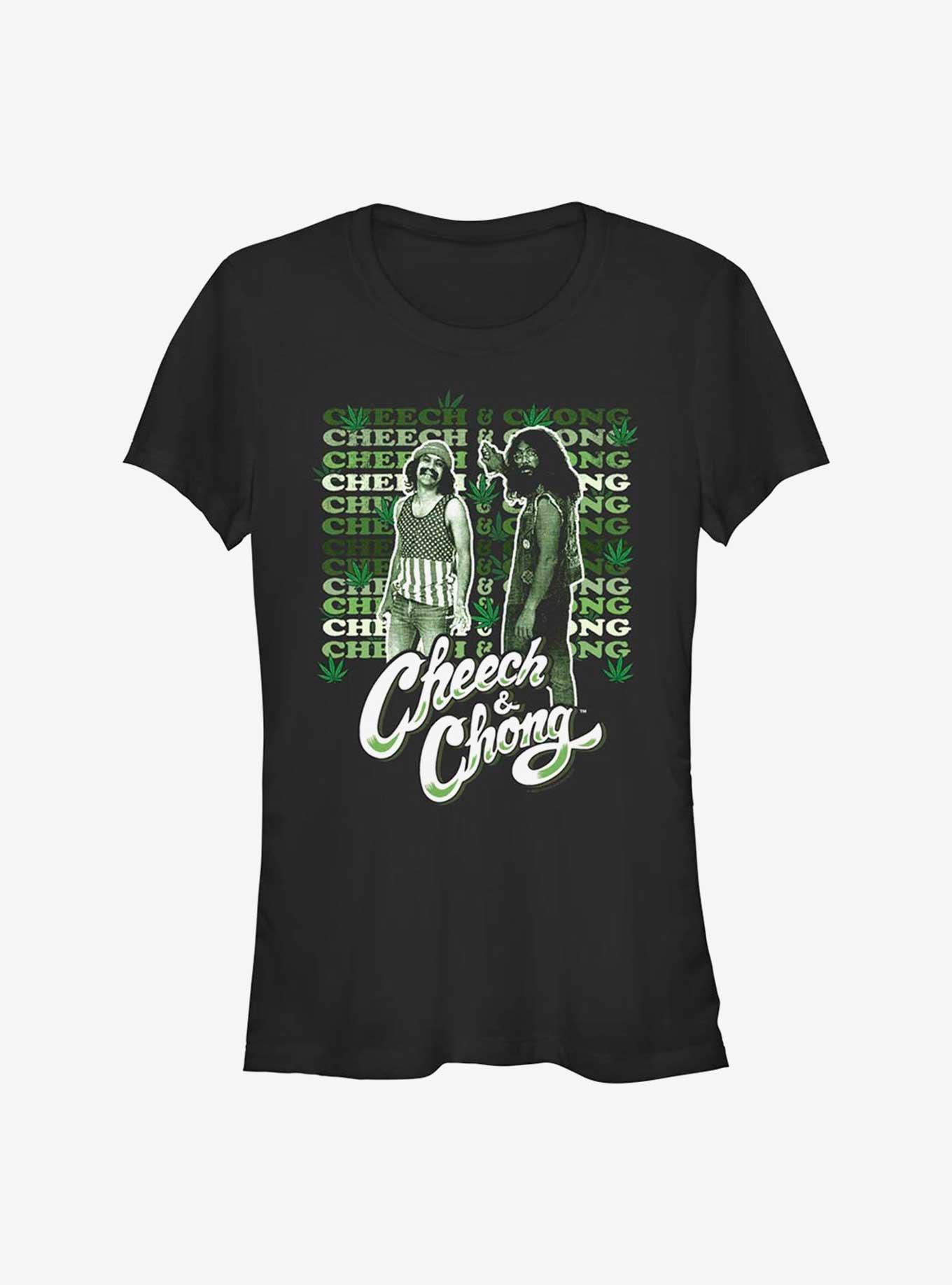 Cheech And Chong High Stack Girls T-Shirt, BLACK, hi-res