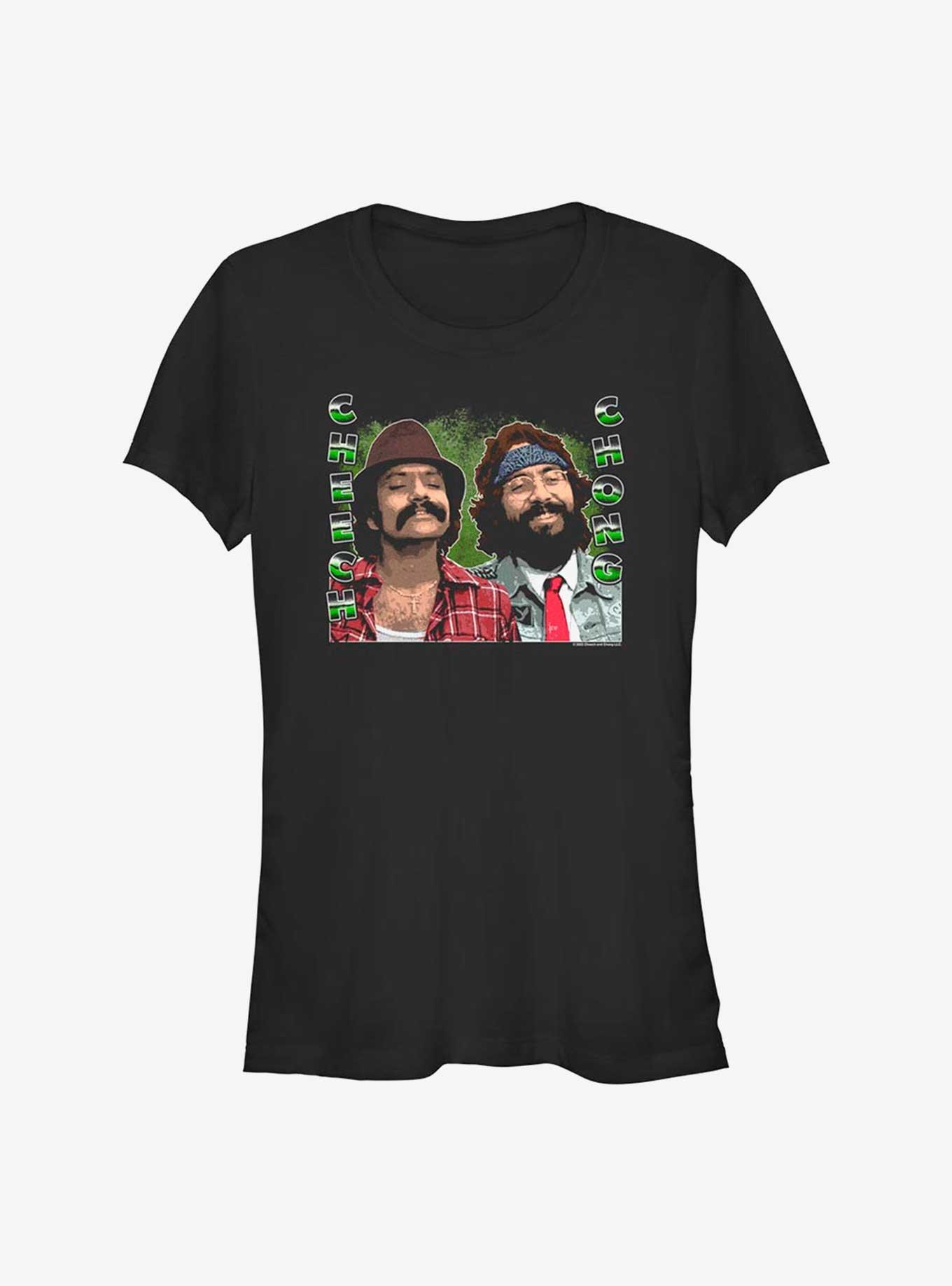Cheech And Chong Poster Girls T-Shirt, BLACK, hi-res