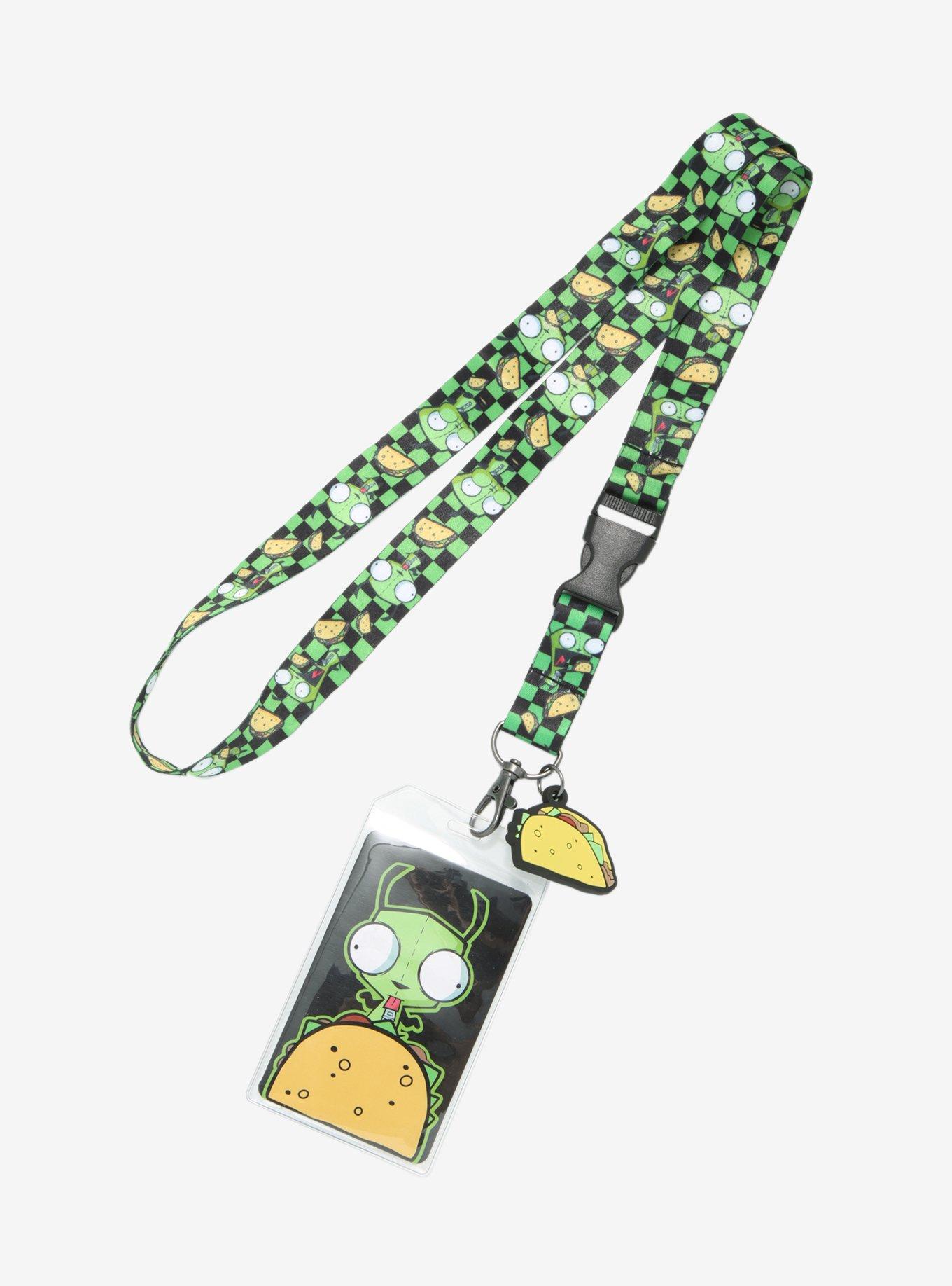 Invader Zim GIR Taco Lanyard, , hi-res