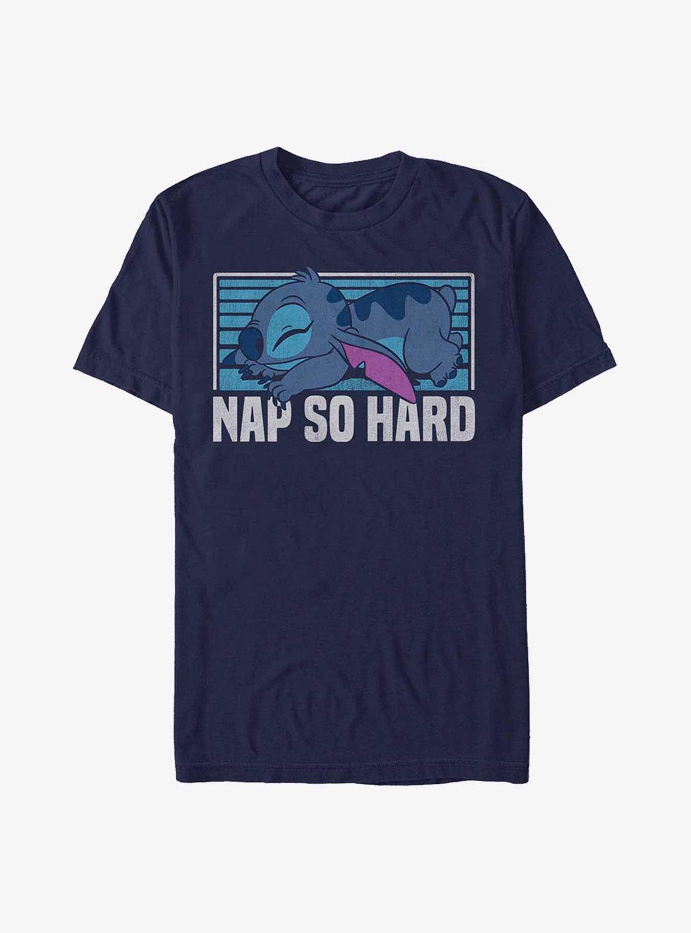 Disney Lilo And Stitch Nap T-Shirt, NAVY, hi-res