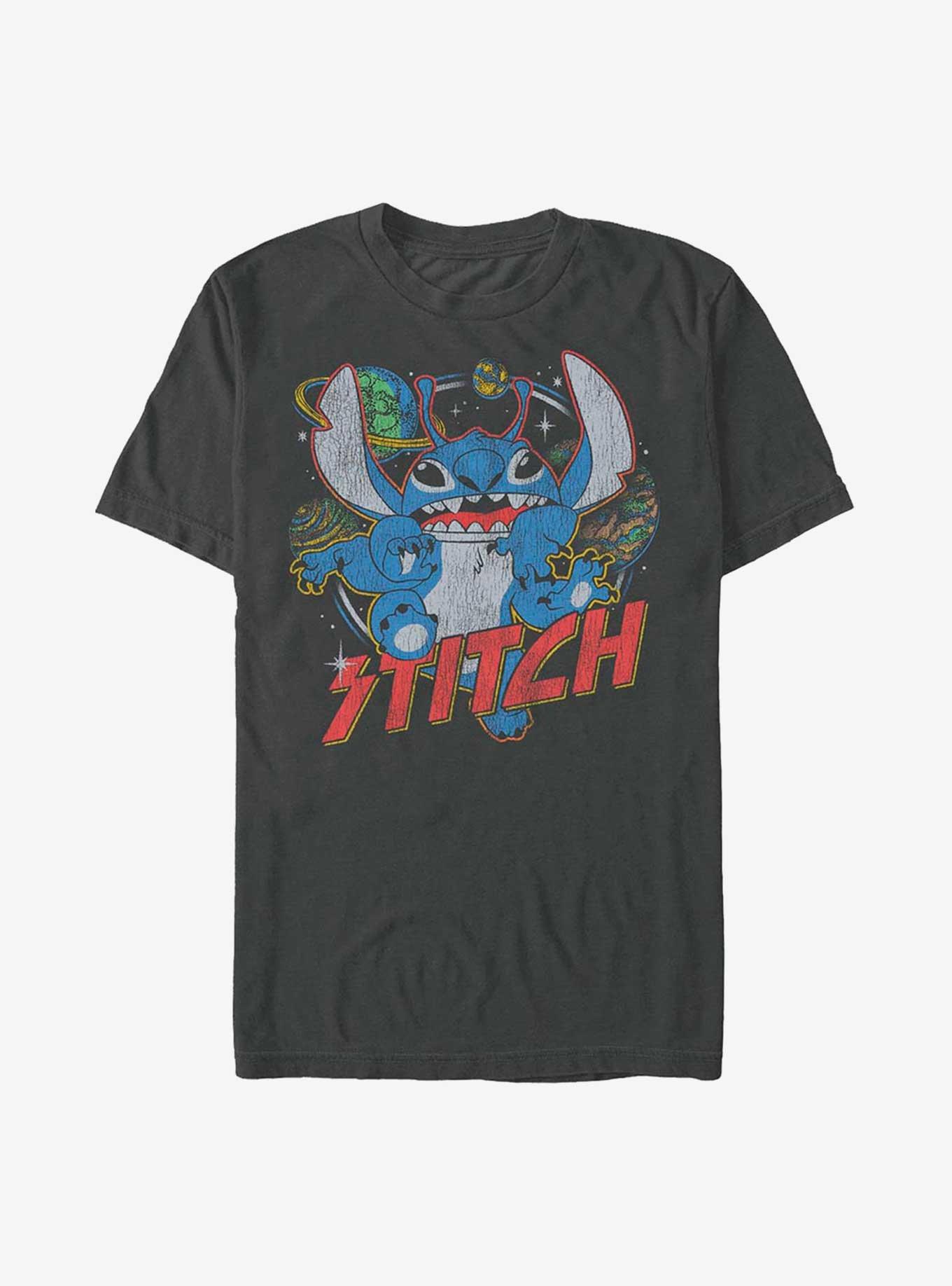 Disney Lilo And Stitch Planets T-Shirt, CHARCOAL, hi-res