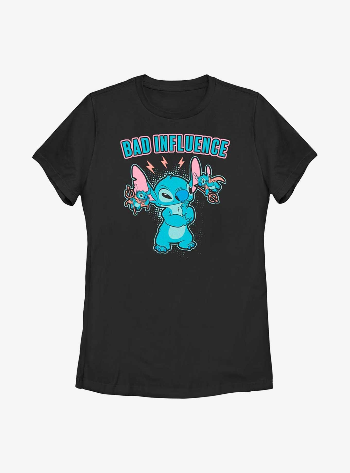 Disney Lilo And Stitch Devils Womens T-Shirt, BLACK, hi-res