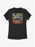 Disney Lilo And Stitch Says Aloha Womens T-Shirt, BLACK, hi-res