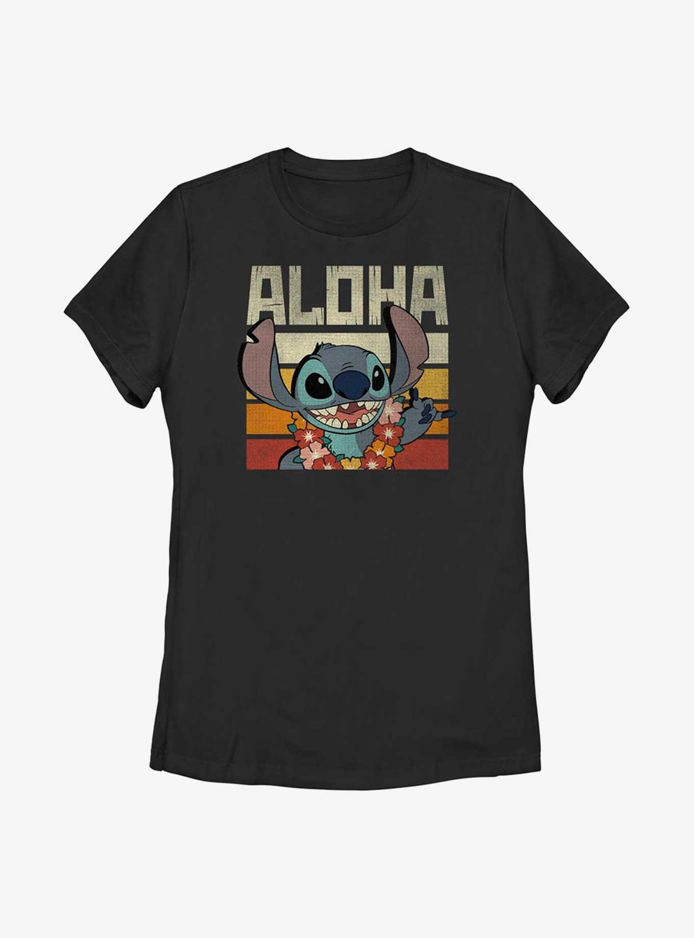 Disney Lilo And Stitch Says Aloha Womens T-Shirt, , hi-res