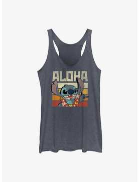 Disney Lilo And Stitch Says Aloha Womens Tank Top, , hi-res