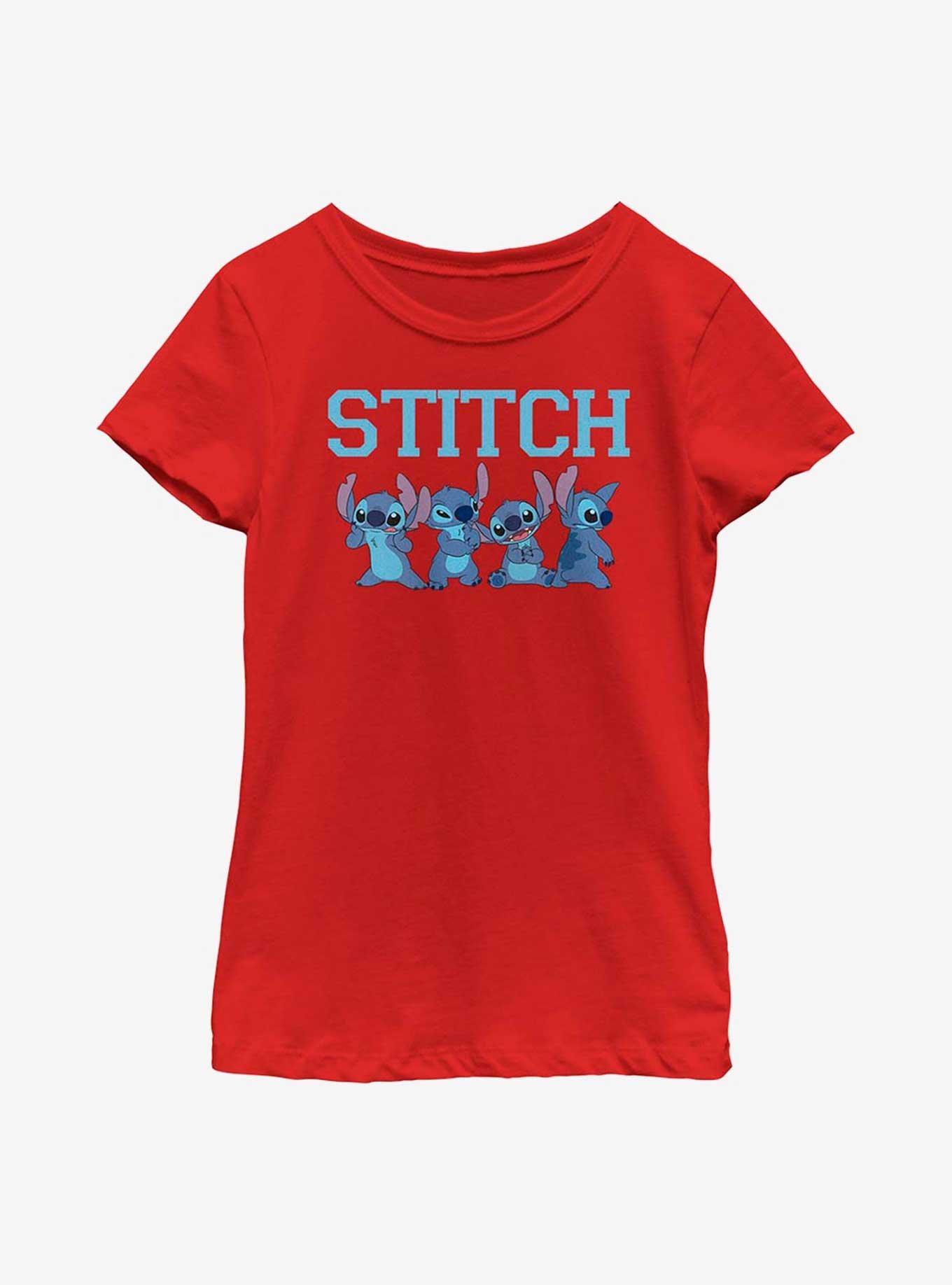 Disney Lilo And Stitch Happy Stitch Youth Girls T-Shirt
