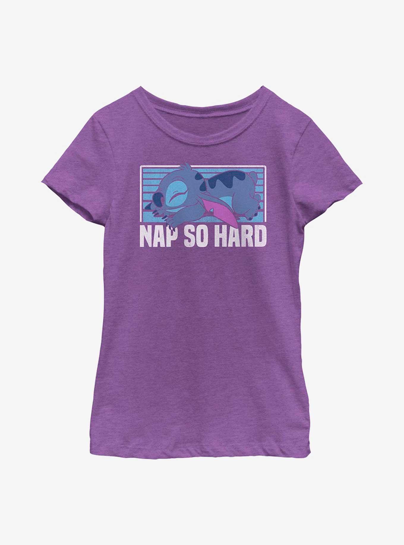 Disney Lilo And Stitch Nap Youth Girls T-Shirt, , hi-res