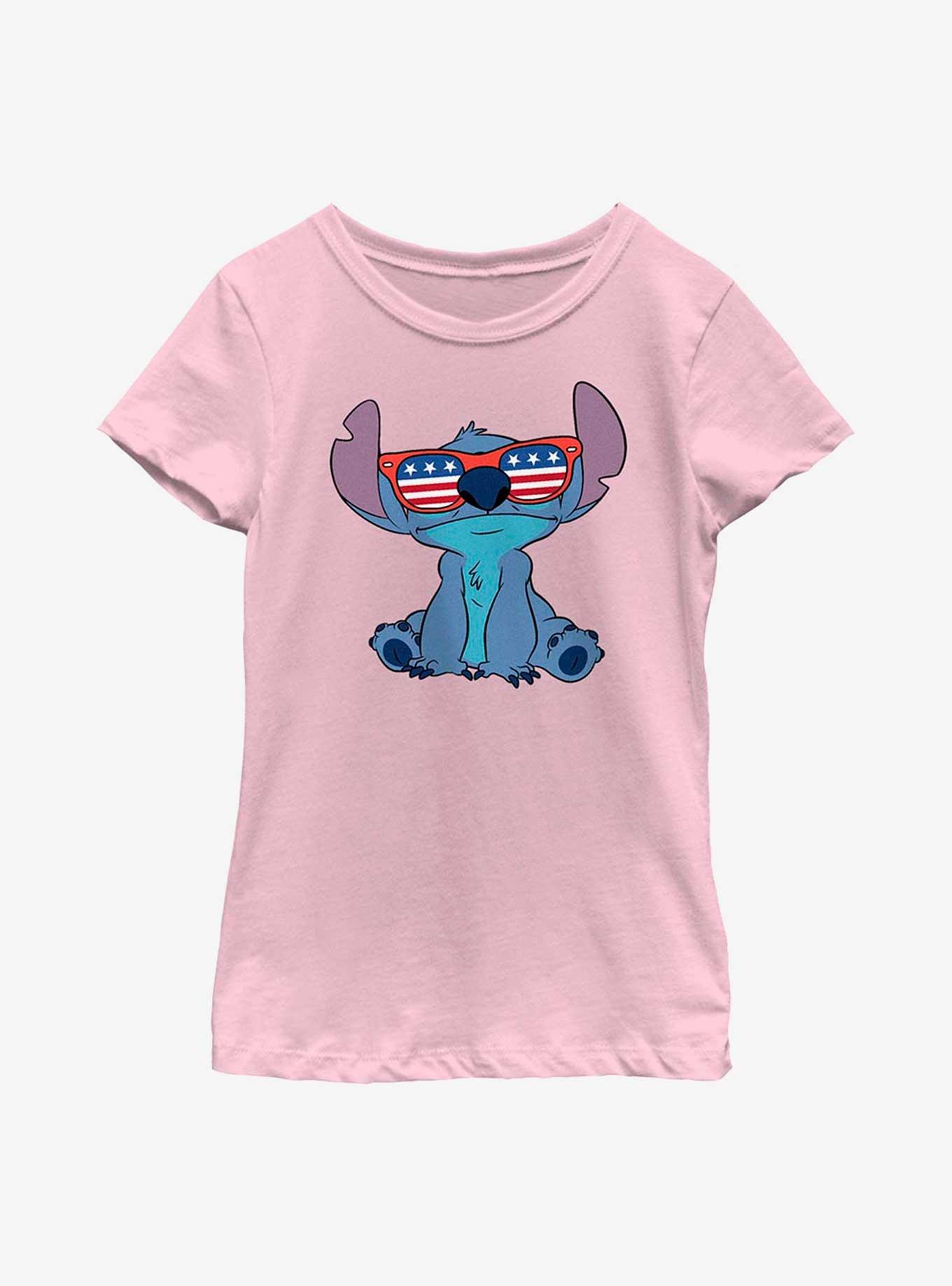 Disney Lilo And Stitch Sunglasses Youth Girls T-Shirt, , hi-res